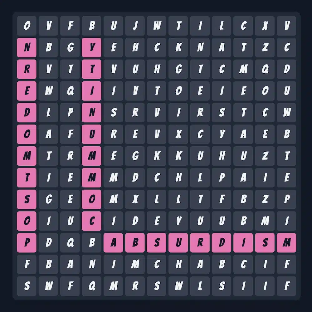 Contemporary Theatre Word Searches